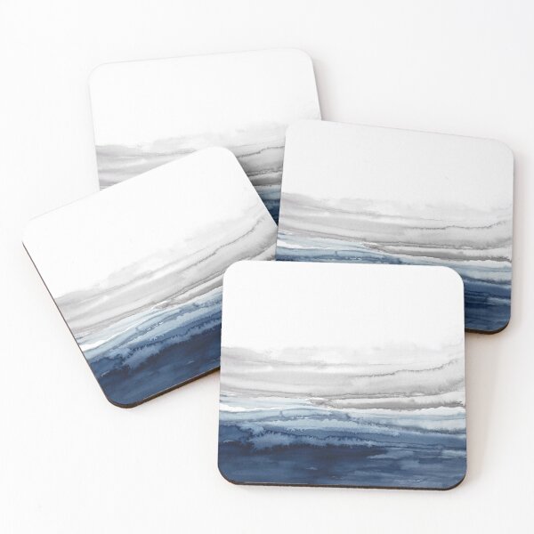 Item preview, blue gray landscape designed and sold by ElaSzczepaniak.