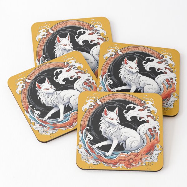 Item preview, Japanese mythology, Kitsune,Myobu, Ninko, Nogitsune, Zenko, Yako designed and sold by Bilisik.