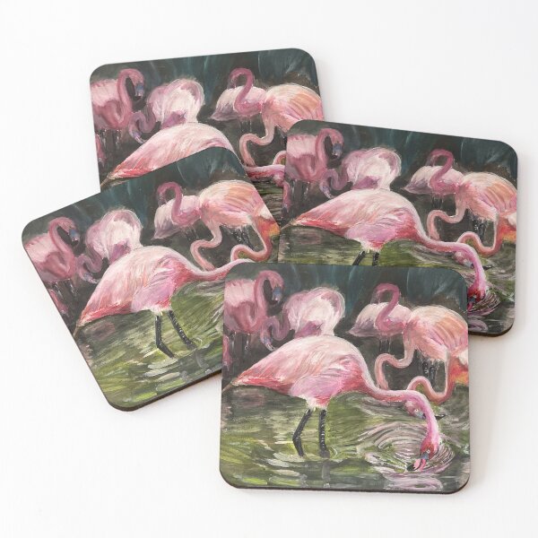 Item preview, Elegance of Pink Flamingos designed and sold by nemokart.