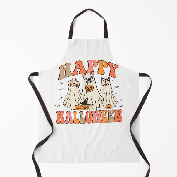 Item preview, Happy Halloween Puppy Dogs as Ghosts designed and sold by NessiCreates.
