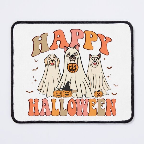 Item preview, Happy Halloween Puppy Dogs as Ghosts designed and sold by NessiCreates.