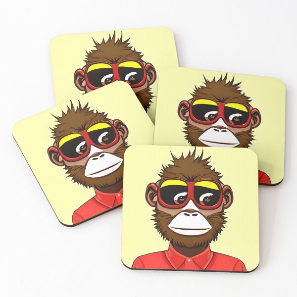 Item preview, Red Monkey designed and sold by ShilpyDesign.