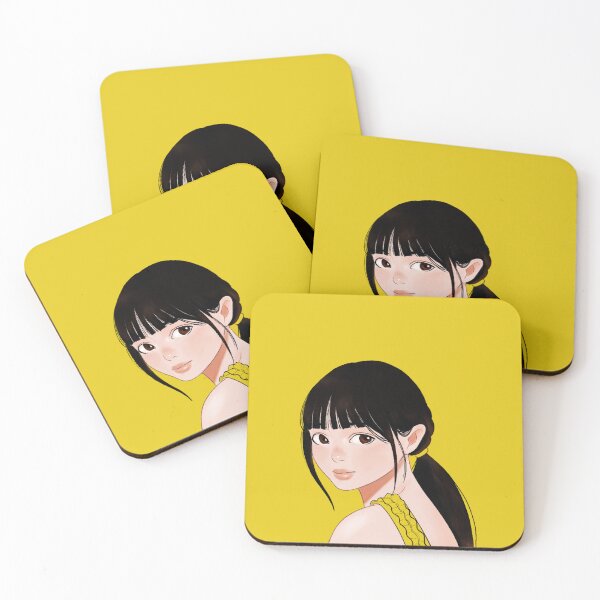 Item preview,  Girl illustration Yellow Background designed and sold by keepsketching.