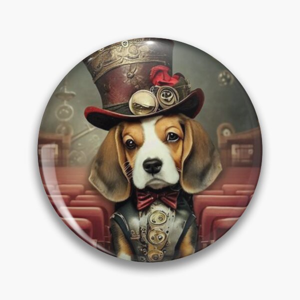 Item preview, SteamPunk Showtime Pooches Regal Beagle designed and sold by OByD.