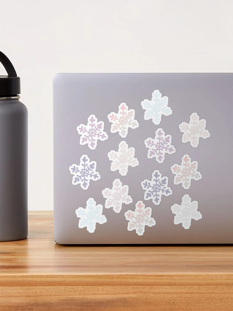 Aesthetic snowflakes pack  Sticker for Sale by Eternallykawaii