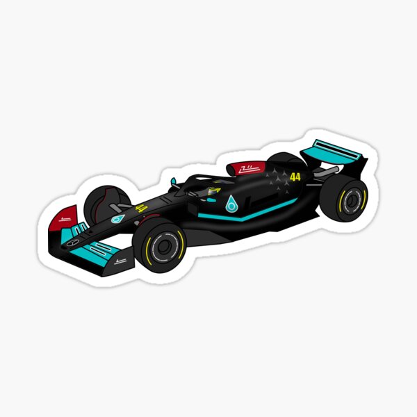 Item preview, Lewis Hamilton #44 Mercedes Formula One Race Car designed and sold by Sparky-Art.