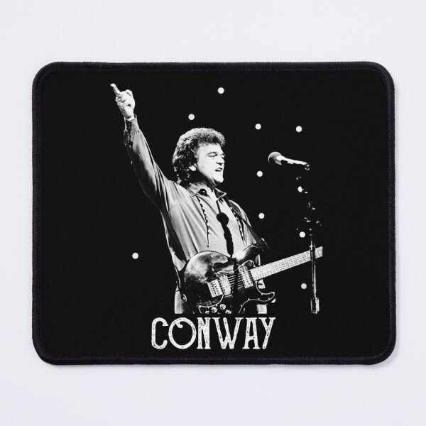 Item preview, Conway music Twitty - White Stencil  (1) designed and sold by ExRossFashio.