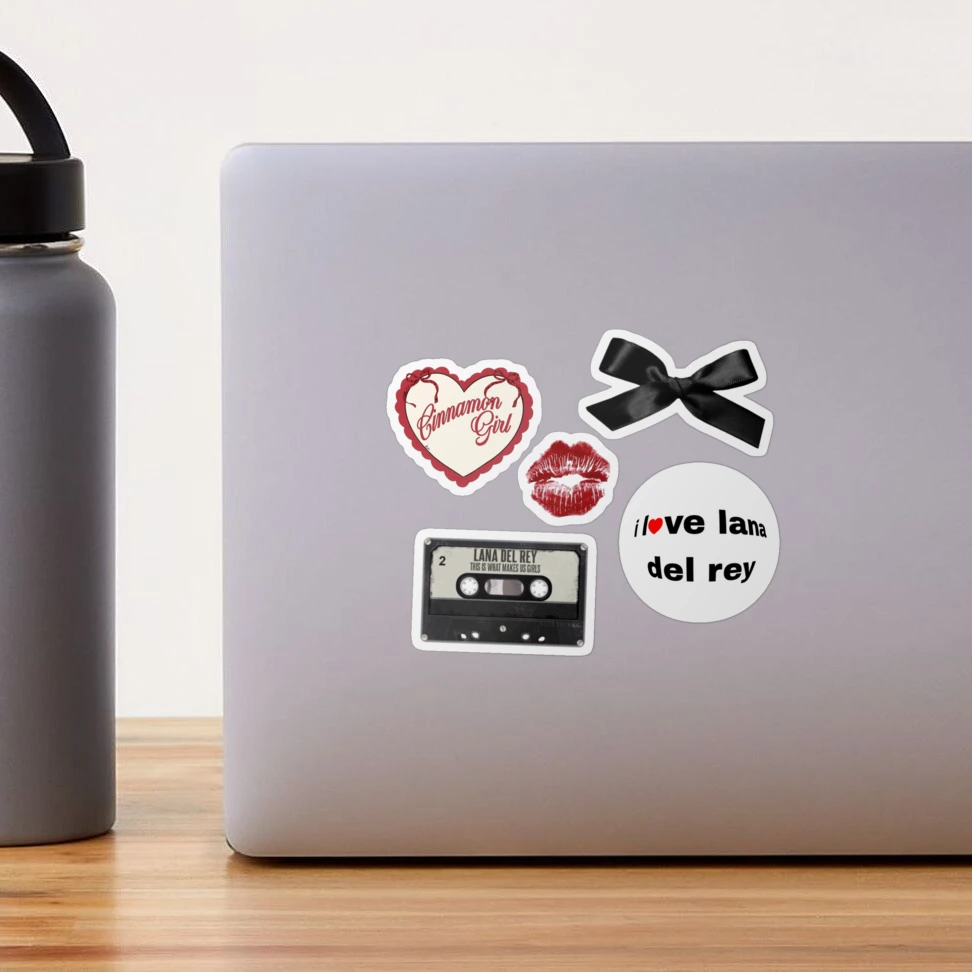 Lana Del Rey Waterproof Sticker Set- 14 pcs | Sticker Pack for Laptop |  Decalsnation