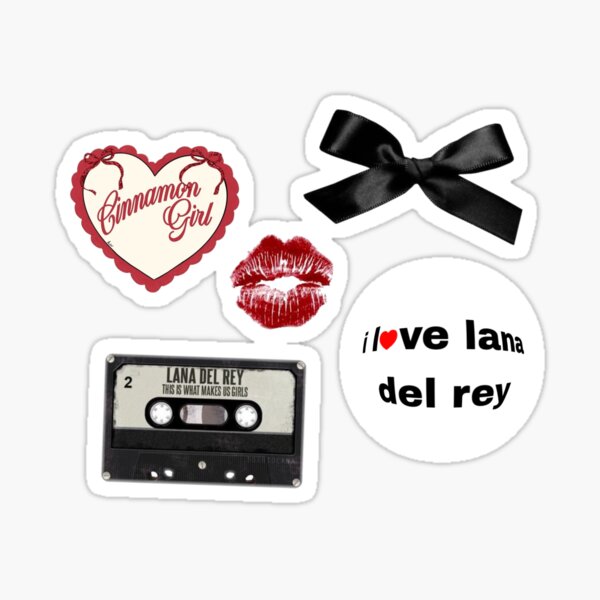 Unique Lana Del Rey Stickers designed and sold by artists. Decorate your  laptops, water bottles, he