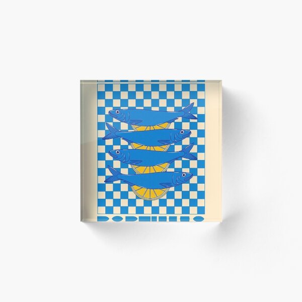 Item preview, kitchen wall art, fish art, food illustration, sardines, food art, kitchen art, sardine print, food print, portugal designed and sold by peachcakecanvas.