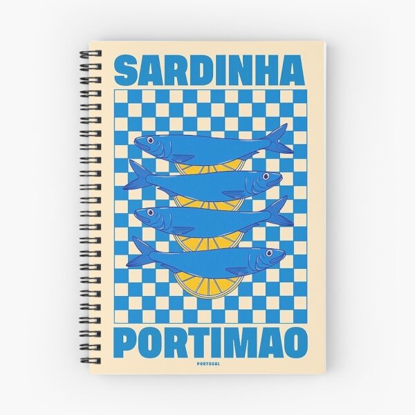 Item preview, kitchen wall art, fish art, food illustration, sardines, food art, kitchen art, sardine print, food print, portugal designed and sold by peachcakecanvas.