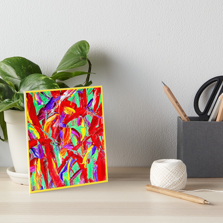 Item preview, Art Board Print designed and sold by Unique-Design-4.