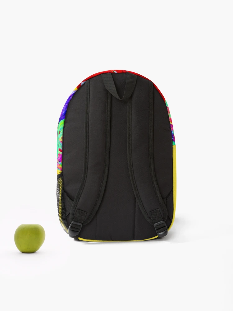 Thumbnail 2 of 3, Backpack, Vivid Abstract Pattern designed and sold by Health And Fitness Posts e-Store.