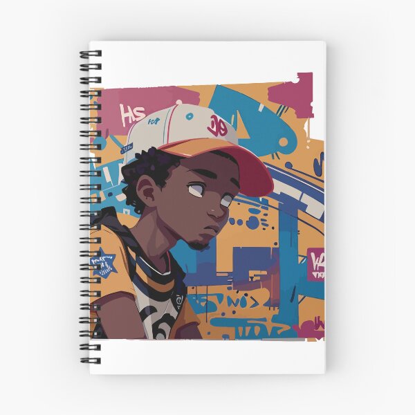 Item preview, Black Kid in front of Graffiti Background designed and sold by execc.