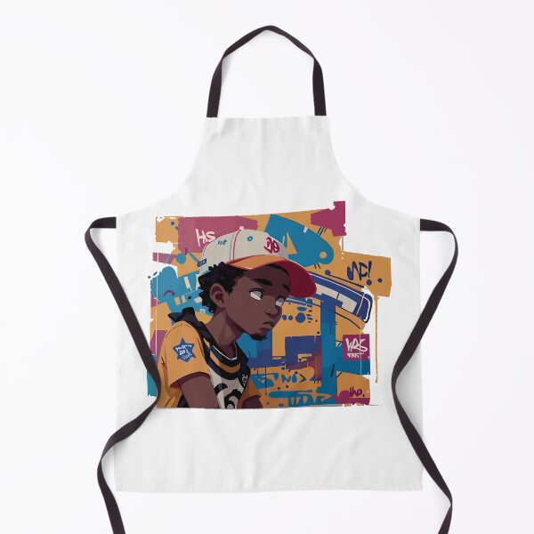Item preview, Black Kid in front of Graffiti Background designed and sold by execc.