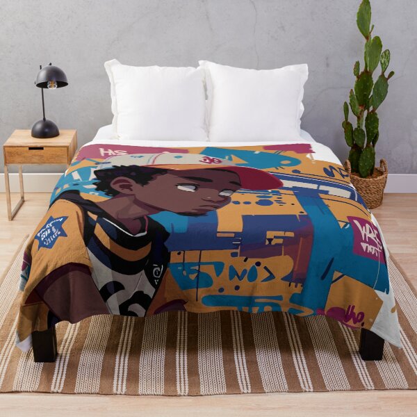 Item preview, Black Kid in front of Graffiti Background designed and sold by execc.