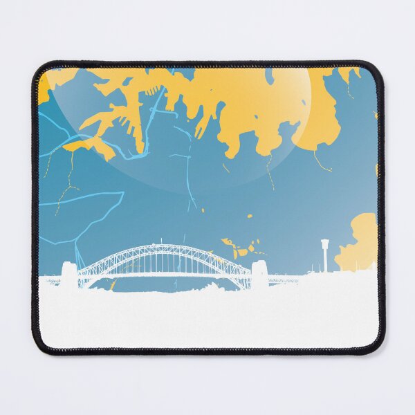 Item preview, Sydney Skyline and map designed and sold by Ricogfx.