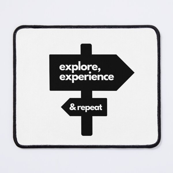 Item preview, Traveler's T-shirt Explore Experience Repeat designed and sold by Quarkari.