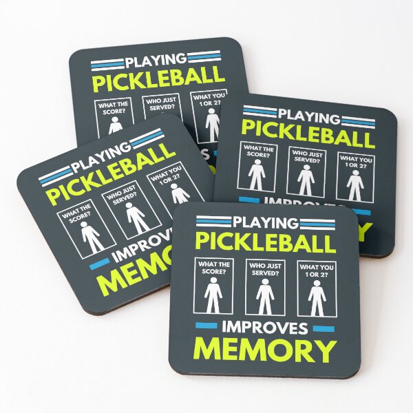 Item preview, Playing Pickleball Improves Memory Dink Player Men Women designed and sold by WAB Garb.