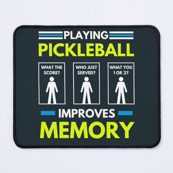 Item preview, Playing Pickleball Improves Memory Dink Player Men Women designed and sold by WAB Garb.