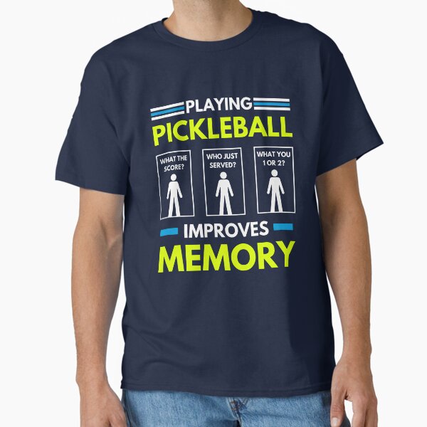 Item preview, Playing Pickleball Improves Memory Dink Player Men Women designed and sold by WAB Garb.