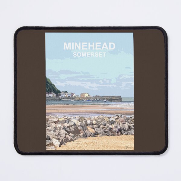 Item preview, Minehead Somerset. Minehead Travel location poster designed and sold by BarbaraGlebska.