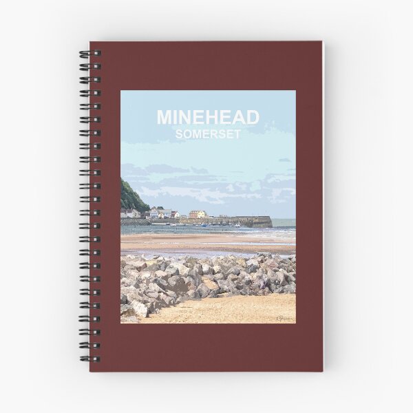 Item preview, Minehead Somerset. Minehead Travel location poster designed and sold by BarbaraGlebska.