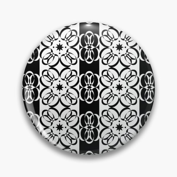 Item preview, Black and White Flower Seamless Pattern designed and sold by NamPariDesign ..