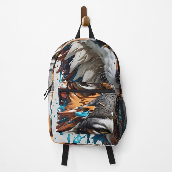 Item preview, "Splash Art: Wolf Head" designed and sold by Best-Art-32.