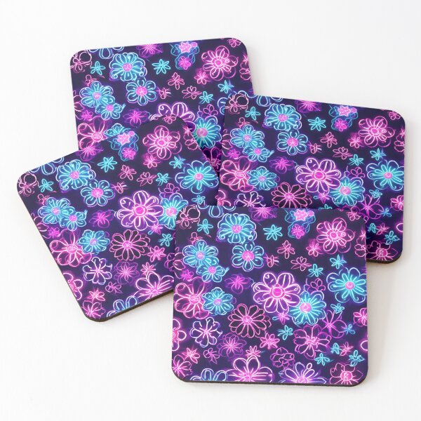 Item preview, Neon Light Floral designed and sold by SeamCraft.