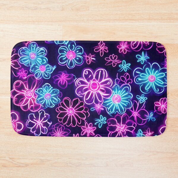 Item preview, Neon Light Floral designed and sold by SeamCraft.