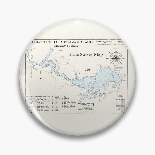 Item preview, Caldron Falls Reservoir Lake WI Marinette County designed and sold by Jean Plout.