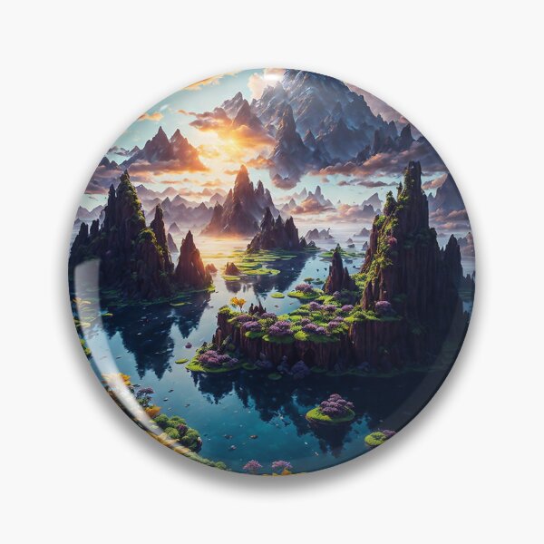 Item preview, Landscape of floating island designed and sold by m-y-A-I-A-R-T-.