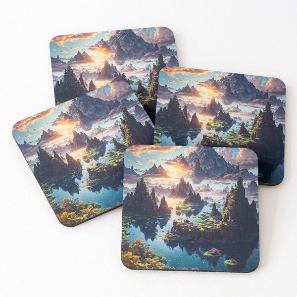 Item preview, Landscape of floating island designed and sold by M-Y-A-R-T-.
