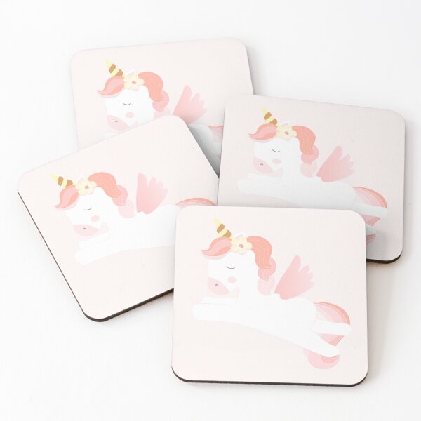 Item preview, Pink baby unicorn for product design  designed and sold by Beerich888.