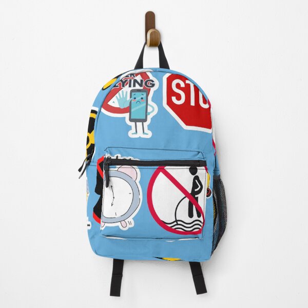 Item preview, Warning Stickers Danger Banning Signs Reminder Waterproof Decal Sticker to Laptop Motorcycle Luggage Phone Snowboard designed and sold by vargass street.