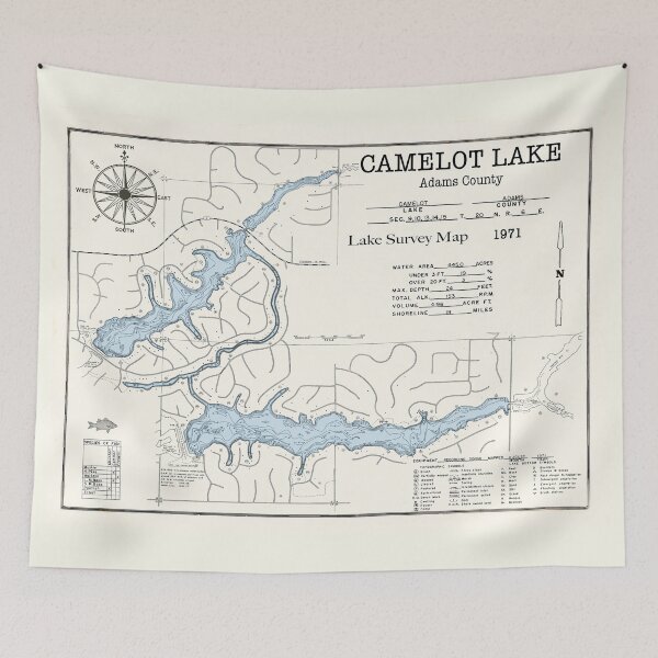 Artikelvorschau, Camelot Lake WI Adams County entworfen und verkauft von Jean Plout.