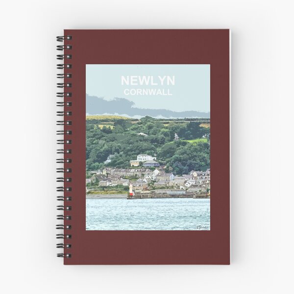 Item preview, Newlyn Cornwall. Cornish gift Kernow Travel location poster, St Austell designed and sold by BarbaraGlebska.
