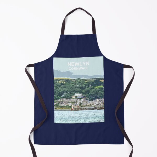 Item preview, Newlyn Cornwall. Cornish gift Kernow Travel location poster, St Austell designed and sold by BarbaraGlebska.