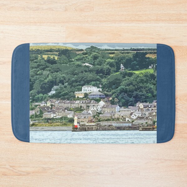 Item preview, Newlyn Cornwall. Cornish gift Kernow Travel location poster, St Austell designed and sold by BarbaraGlebska.