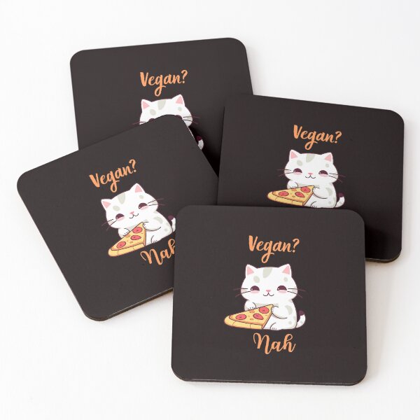 Item preview, Vegan? Nah Your cat is no vegan designed and sold by CatLoverZZZZ.