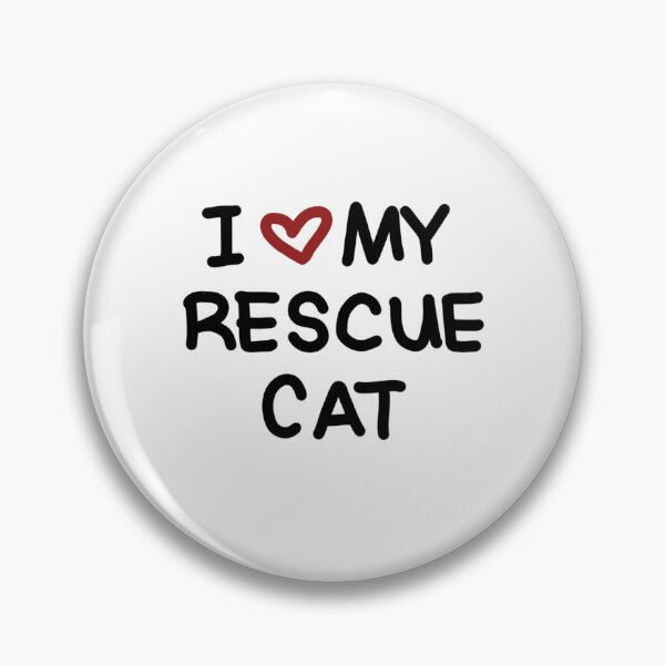 Item preview, I Love My Rescue Cat designed and sold by whygracie.
