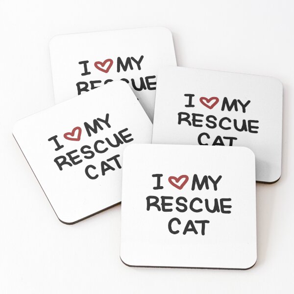 Item preview, I Love My Rescue Cat designed and sold by whygracie.