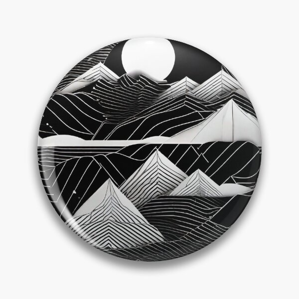 Item preview, Magic Moon Mountains - Surreal Geometry Landscape 65 designed and sold by Benito Del Ray.