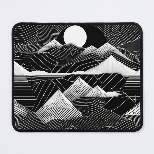 Item preview, Magic Moon Mountains - Surreal Geometry Landscape 65 designed and sold by Benito Del Ray.