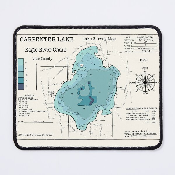 Item preview, Carpenter Lake WI Vilas County designed and sold by Jean Plout.