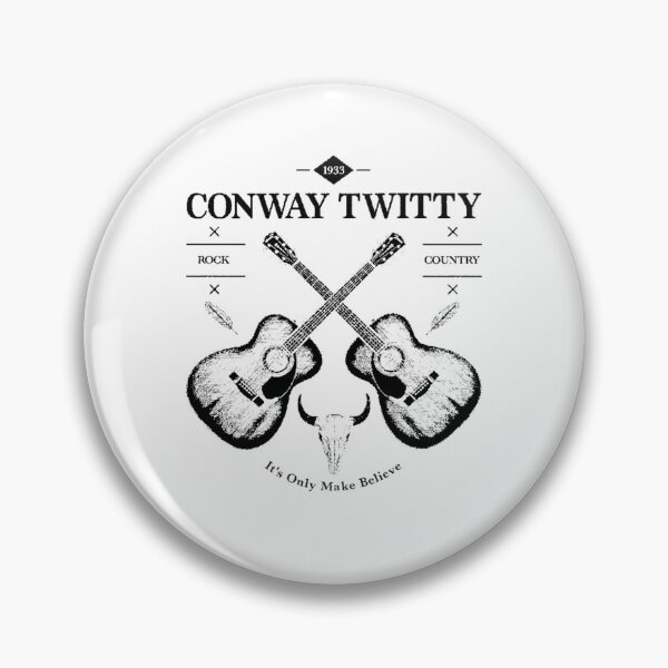 Item preview, Conway music Twitty Acoustic Guitar Vintage Logo designed and sold by ExRossFashio.