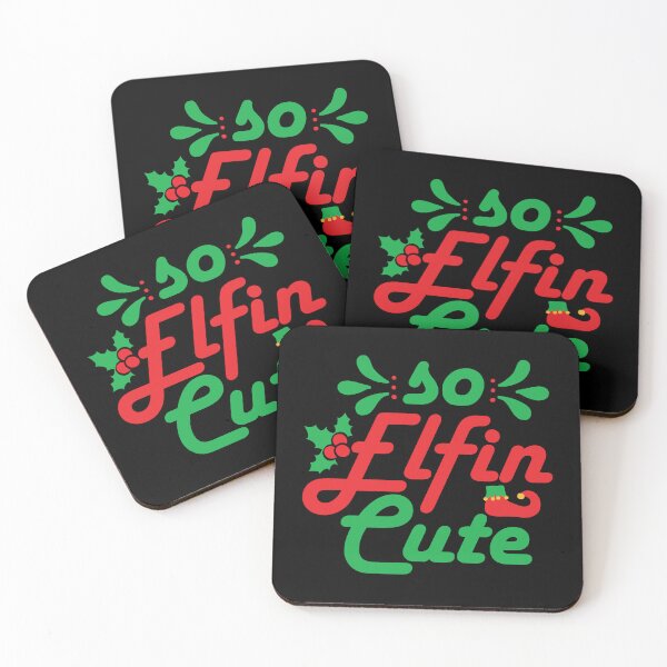 Item preview, So Elfin Cute - Funny Christmas Elf Text designed and sold by hadleyfoo.