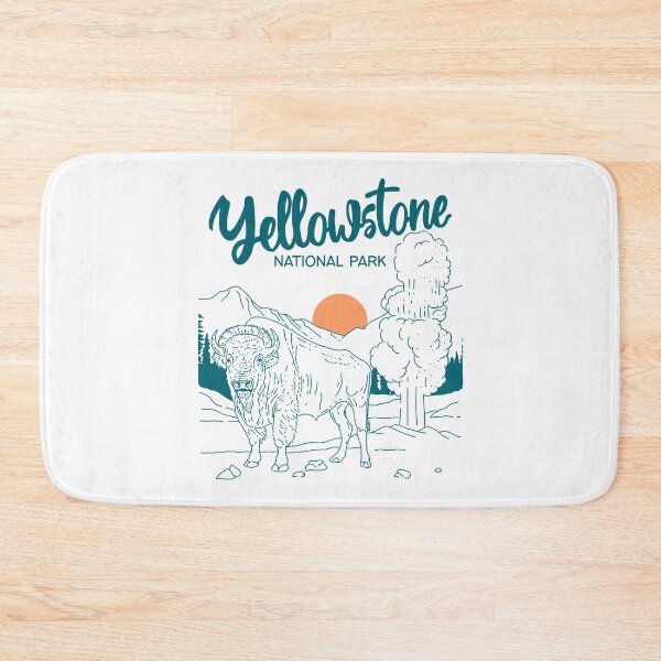 Item preview, Yellowstone National Park Bison designed and sold by ethnicdrawing.
