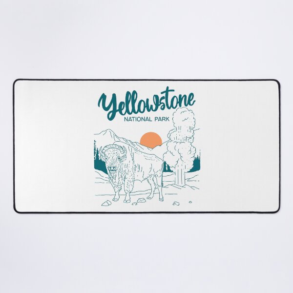 Item preview, Yellowstone National Park Bison designed and sold by ethnicdrawing.